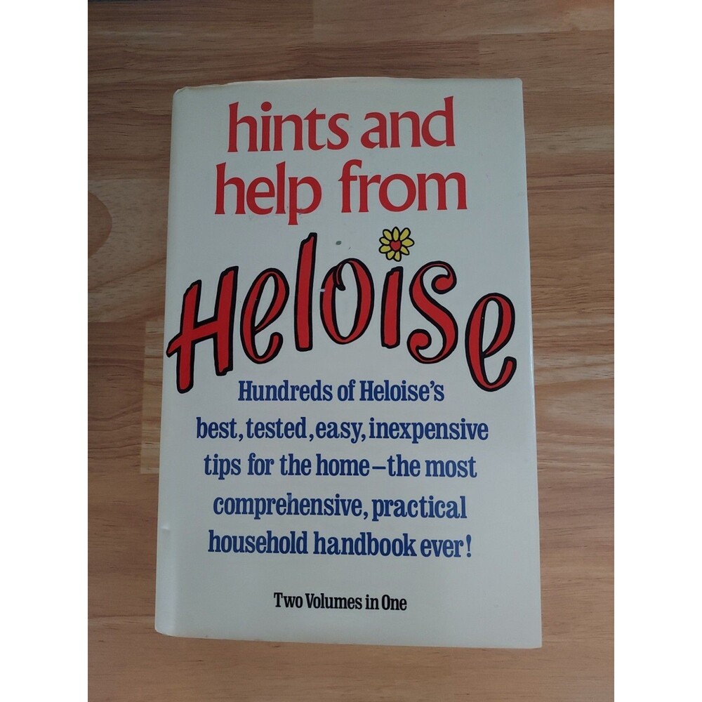 Hints and Help From Heloise Vintage Book by Heloise (1986, Hardcover)